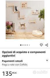 Palestra attrezzata per gatti.