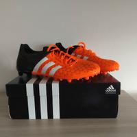 Adidas Ace Leather 15.3 Nere e Arancioni (42.5)