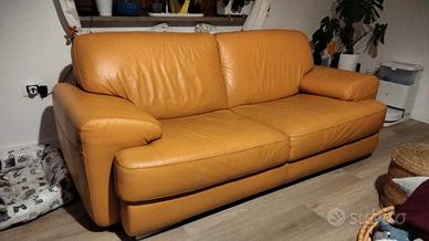 Coppia Divani in Vera Pelle – Design Moderno