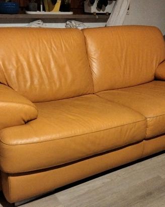Coppia Divani in Vera Pelle – Design Moderno