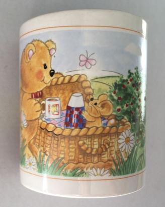 Tazza orso ceramica