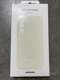 Samsung Silicone Cover per Galaxy S23+ bianca