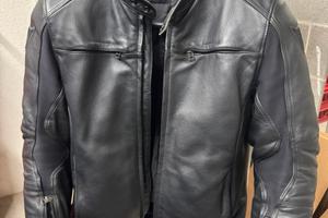 Giacca Pelle Nera Dainese Razon + Pro- Armor G1