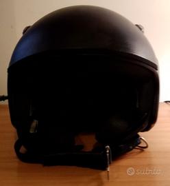 Casco per moto integrale nero+ sotto casco 