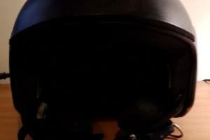 Casco per moto integrale nero+ sotto casco 