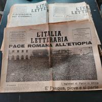 45 Settimanali L' Italia Letteraria anno 1936