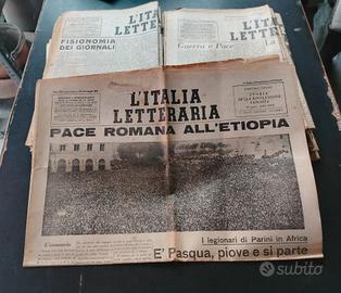 45 Settimanali L' Italia Letteraria anno 1936