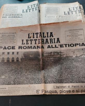45 Settimanali L' Italia Letteraria anno 1936