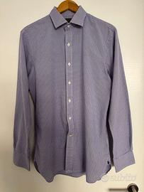 Camicia Polo Ralph Lauren Slim Fit - Viola a Quadr