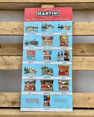 Calendario Pubblicitario Vintage Martini 1971
