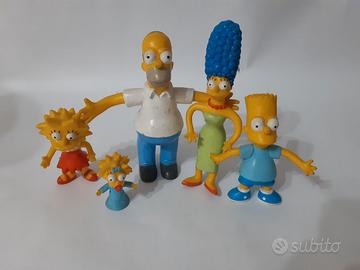 Pupazzi in gomma famiglia Simpson