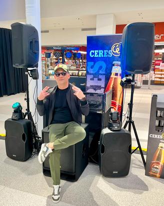 DJ per eventi e feste private, audio e luci