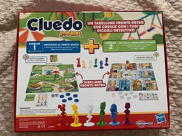 Cluedo Junior, tabellone a 2 facce, 2 giochi in …