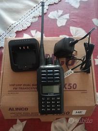 portatile alinco vhf uhf vx 50