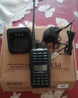 portatile alinco vhf uhf vx 50