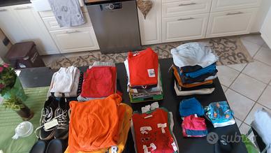 lotto abbigliamento bambino 7/10 anni