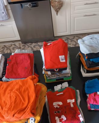 lotto abbigliamento bambino 7/10 anni