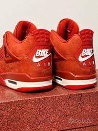 Scarpe da basket Air Jordan 4, arancioni, taglia46