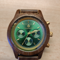 Orologio Woodwatch Emerald Gold
