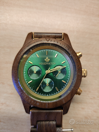 Orologio Woodwatch Emerald Gold