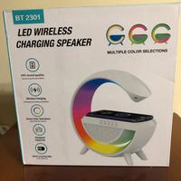 lampada, 4in1 speaker, caricatore, sveglia