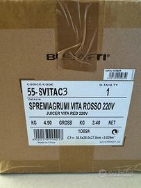 Spremiagrumi Bugatti Vita colore rosso nuovo sigil