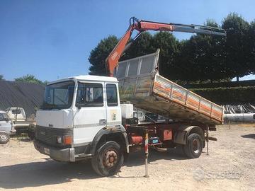 Iveco 135 CASSONE RIBALTABILE + GRU 3 POSTI