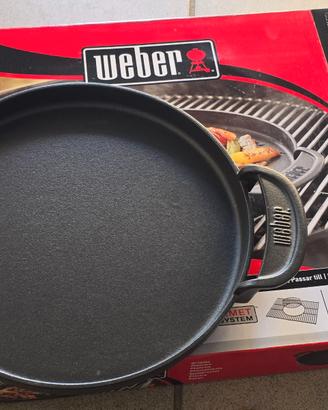Weber Piastra ghisa mai usata Gourmet BBQ System