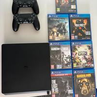 Playstation 4 + giochi + 2 controller