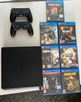 Playstation 4 + giochi + 2 controller