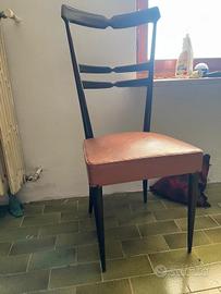 set sedie anni 50 vintage/Modernariato