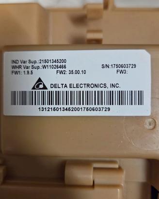 Scheda lavatrice wirpool sense inverter 8kg