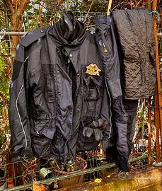 Tuta Antipioggia corazzata per motociclisti