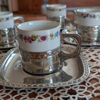 SERVIZIO da CAFFE‘ per 12 in CERAMICA 