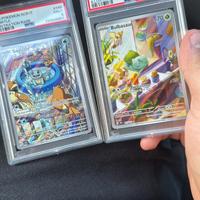 Squirtle e Bulbasaur Corona Astrale PSA 9