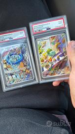 Squirtle e Bulbasaur Corona Astrale PSA 9