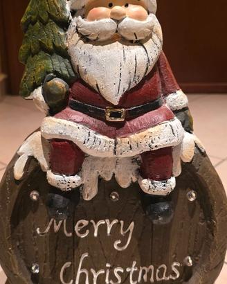 Babbo Natale h 40 cm con lucine