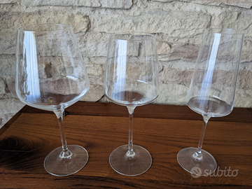 Servito bicchieri cristallo 24 % piombo. rcr nuovo