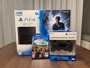 PlayStation 4 1TB (1000GB) + 2 joystick + Farcry5