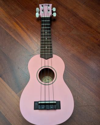 Ukulele Eko rosa con custodia