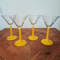 🍸 Set 4 Bicchieri Cocktail/Martini Vintage 