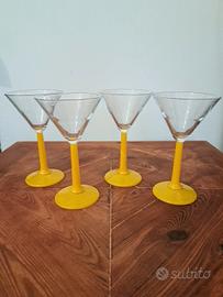🍸 Set 4 Bicchieri Cocktail/Martini Vintage 