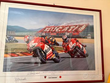 Litografia Ducati Moto GP