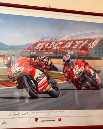 Litografia Ducati Moto GP