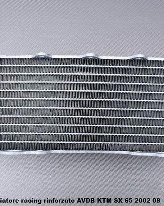 Radiatore racing rinforzato AVDB KTM SX 65 2002 08