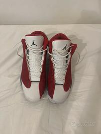 Air jordan 13 retro slice rosso grigie originali