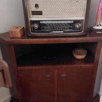 mobile per TV in legno + bajure + specchiera