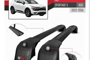 barre portatutto Alpine nere per KIA Sportage
