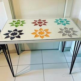quadro consolle flower pop art
