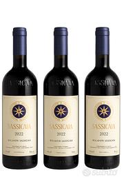 Sassicaia 2022 3 bottiglie